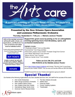 The Arts Care Flyer